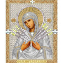 Богородица Семистрельная Ткань с нанесенным рисунком для вышивки бисером Конек