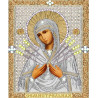  Богородица Семистрельная Ткань с нанесенным рисунком для вышивки бисером Конек 7115