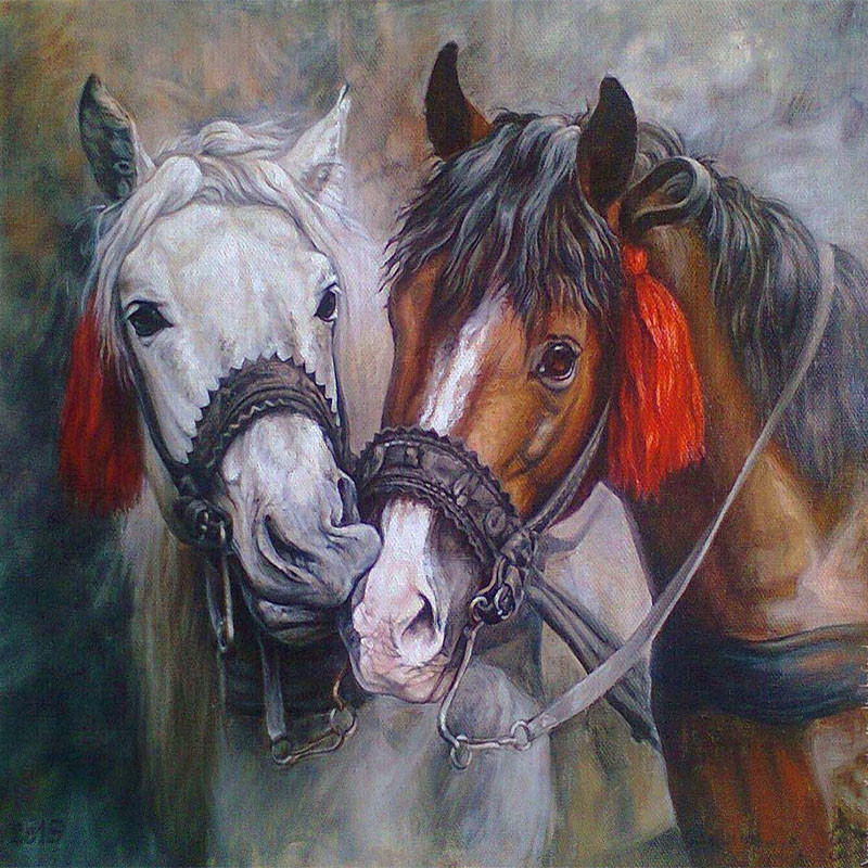 Раскраски Лошади и Пони
