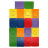  Дощечки Сегена 18 деталей, 6 цветов Игра развивающая 6201412