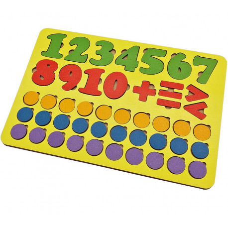  Арифметика 45 знаков Игра развивающая деревянная 6101151