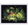 Пример в рамке Натюрморт с лимоном Алмазная вышивка мозаика Риолис АМ0026
