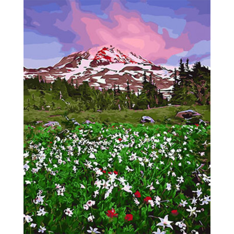  Алтайский пейзаж Раскраска картина по номерам на холсте Z-GX29236