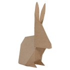Кролик-оригами Фигурка средняя из папье-маше объемная Decopatch