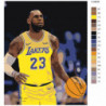 LA Lakers Раскраска картина по номерам на холсте