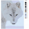 Полярный волк 100х125 Раскраска картина по номерам на холсте