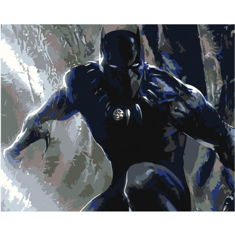 Бесплатные раскраски Черная пантера | GBcoloring
