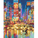 Нью-Йорк - ночной Таймс-Сквер Раскраска картина по номерам Schipper (Германия)