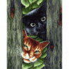 Любопытные коты Раскраска картина по номерам на холсте