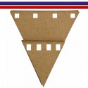 Флаги для создания гирлянды Заготовки из папье-маше Decopatch 