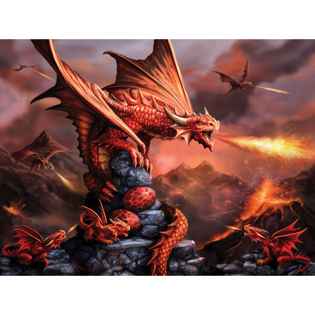  Огненный дракон Super 3D пазлы с эффектом трехмерного объемного изображения 10090