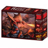 Внешний вид коробки Огненный дракон Super 3D пазлы с эффектом трехмерного объемного изображения 10090