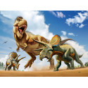 Тираннозавр против трицератопса Super 3D пазлы с эффектом трехмерного объемного изображения