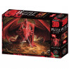Внешний вид коробки Драконье логово Super 3D пазлы с эффектом трехмерного объемного изображения 10317