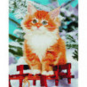 Рыжий котенок Алмазная мозаика вышивка Painting Diamond