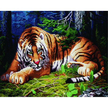 Лесной тигр Алмазная мозаика вышивка Painting Diamond