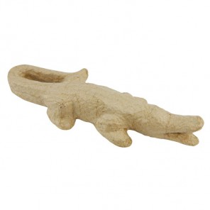 Крокодил Фигурка мини из папье-маше объемная Decopatch