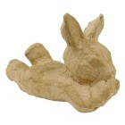 Кролик лежит Фигурка мини из папье-маше объемная Decopatch