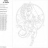 Знак зодиака скорпион женщина 75х100 Раскраска картина по номерам на холсте