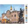 Достопримечательности Нижнего Новгорода 80х100 Раскраска картина по номерам на холсте