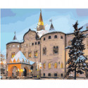 Достопримечательности Нижнего Новгорода Раскраска картина по номерам на холсте