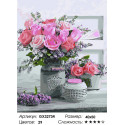 Сложность и количество цветов Аромат роз Раскраска картина по номерам на холсте GX32734