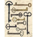 Ключи металлические для скрапбукинга K&Company