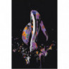 Девушка в тени Раскраска картина по номерам на холсте