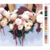 Цветочный букет невесты Раскраска картина по номерам на холсте