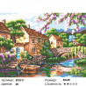Сложность и количество цветов Деревенька у канала Раскраска картина по номерам на холсте EX5311