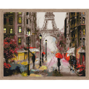  Романтика в Париже Алмазная мозаика на подрамнике QA204022