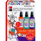 INDIAN SPIRIT Набор красок по ткани Fashion Spray Marabu ( Марабу )