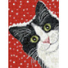  Праздничный кот Алмазная вышивка мозаика Гранни AG2446
