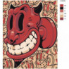 Diablo rojo 100х125 Раскраска картина по номерам на холсте