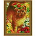Рыжий кот Алмазная мозаика вышивка Painting Diamond