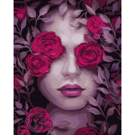 Сон в розах Раскраска картина по номерам на холсте