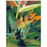 Цветочная абстракция 75х100 Раскраска картина по номерам на холсте