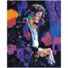 Michael Jackson Neon Раскраска картина по номерам на холсте