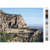 Монастырь Монтсеррат в Испании Раскраска картина по номерам на холсте