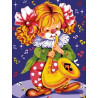  Музыкальный клоун Раскраска картина по номерам на холсте EX6104