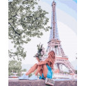  Хотели бы побывать в Париже? Раскраска картина по номерам на холсте GX36095
