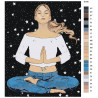 Палитра цветов Медитация Раскраска картина по номерам на холсте AAAA-DV05-100x125
