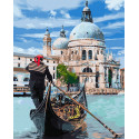 Венецианский гондольер Раскраска картина по номерам на холсте