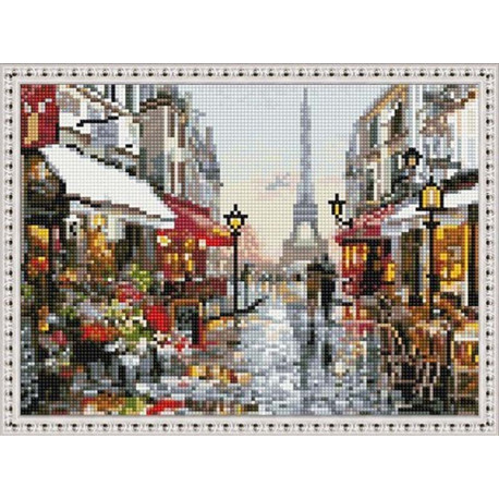  Прекрасный Париж Алмазная вышивка мозаика на подрамнике EQ10322