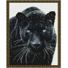  Черная хищница Алмазная вышивка мозаика на подрамнике EQ10363
