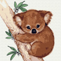 Маленькая коала Раскраска картина по номерам на холсте