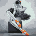 Юная балерина Раскраска картина по номерам на холсте