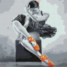  Юная балерина Раскраска картина по номерам на холсте KHM0032