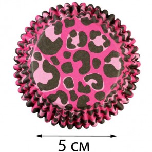 Розовый леопард Набор бумажных форм для кексов Wilton ( Вилтон )