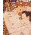 Мать и дитя. Климт Раскраска картина по номерам на холсте